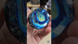 A nice hunk of finnish spectrolite Special stuff spectrolite crystals labradorite kdarn89 [upl. by Gaddi607]