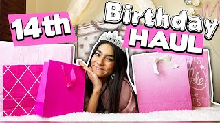 huge birthday haul 14 years old [upl. by Tabatha728]