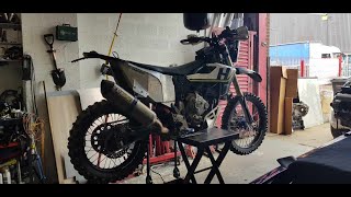 Tenere Rally Racer vs KTM 690 conclusion [upl. by Ahsiekam682]