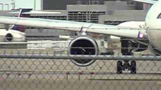 Song Handycam HDRCX160 Slow Motion Test  PW4000 Airbus A330300 Jet Engine [upl. by Garnett]