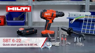 Hilti Nuron SBT 622 Cordless Drill Driver  Quick Start Guide [upl. by Annayehc544]