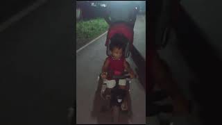 Dhum Machale dhum dhum cutebaby funny bike villy [upl. by Older]