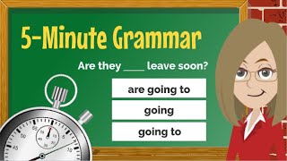 FUTURE SIMPLE Going To  English Grammar Lesson  MINI QUIZ [upl. by Lamarre]