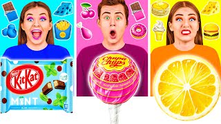 Nourriture des Mêmes Couleurs Défi  Situations Alimentaires Amusantes par Fun Fun Challenge [upl. by Ran169]