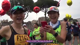 Maratona di Roma 2022  Run Rome the Marathon 2022  best Highlights 27032022 [upl. by Lavern]