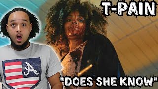 WHAT JUST HAPPENED  TPain  quotDoes She Knowquot Official Music Video  Reaction [upl. by Annavoj116]