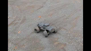 Tekno MT410 gravel pit bash  18 brushless RC Truck [upl. by Neeleuqcaj]