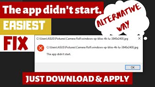 Windows Photo Viewer quotThe app didt startquot Fixed 2019 Trick  How To Get Back Old Photo Viewer [upl. by Relyt]