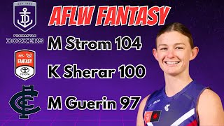 Fremantle Dockers vs Carlton Blues AFLW Fantasy Game Review 2024 [upl. by Derby31]