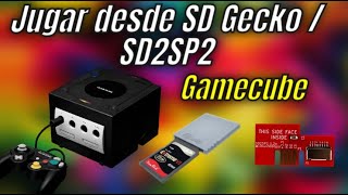 Jugar desde SD Nintendo Gamecube método SD Gecko y SD2SP2 [upl. by Atiugram]