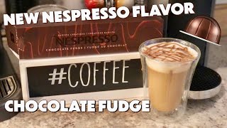 New Nespresso Flavor  Barista Creations Chocolate Fudge Taste amp Review [upl. by Neelyak]