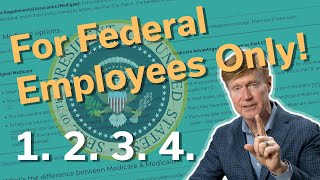 The 4 Medicare Options for Retired Federal Employees  2022 Update [upl. by Adnilreh265]