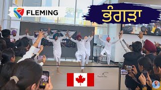 ਭੰਗੜਾ at Fleming College l Peterborough l Multicultural Festival l Canada [upl. by Darrel]