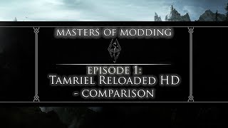 Skyrim Mods  1 – Masters of Modding – Tamriel Reloaded HD Comparison [upl. by Ateiram]