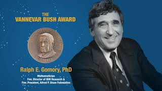 Ralph Gomory Wins the 2021 Vannevar Bush Award from the NSB [upl. by Heurlin]