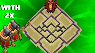 Clash of Clans  th9 war base  trophy base  anti dragon  with air sweeper  speed build [upl. by Otrebron]