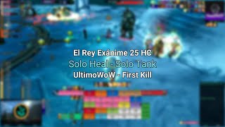 LK 25 HC  Solo Heal Solo Tank  UltimoWoW  First Kill  Ohana [upl. by Anileve443]