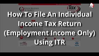 How to File Tax Returns by Individuals with employment income only using the prepopulated Income [upl. by Dermott]