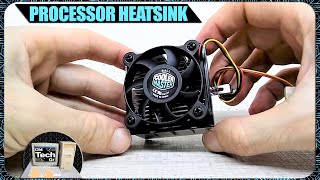 Heatsink Aluminum Socket Intel 370 AMD A462 3pin CPU Cooler FAN CoolerMaster  Short Video [upl. by Aimac]