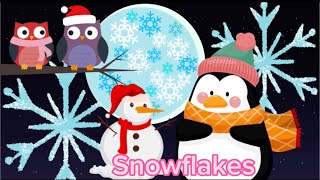 Little Snowflake  Snowflake Snow flake  Nursery Rhymes for Kids  Kids Videos  Kids Songs [upl. by Liberati]