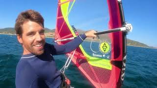 POV windfoil gliding Tarifa with the Goya Team [upl. by Orimar449]