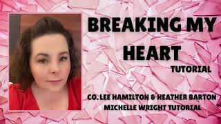 Breaking my heart line dance tutorial Intermediate choreography by Lee Hamilton amp Heather Barton [upl. by Nohshan]