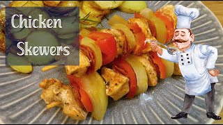 Paprika Chicken Skewers  Simple and Delicious [upl. by Eidak]