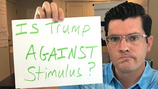 Is President Trump against a second stimulus check for the people [upl. by Hellene182]