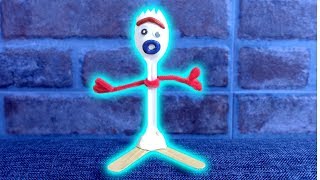 COME CREARE FORKY IN POCHI MINUTI diy forky toy story 4 [upl. by Alexi54]