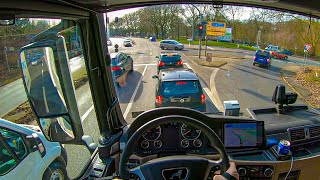 POV Truck Driving MAN TGX 470 🇩🇪 Marl to Linnich cockpit view [upl. by Noicpecnoc]