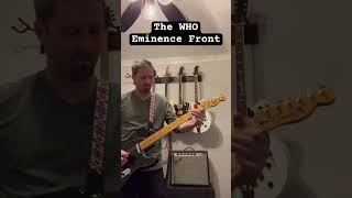 The WHO  Eminence Front guitar solo cover guitar guitarsolo thewho guitarist guitarcover [upl. by Killoran]