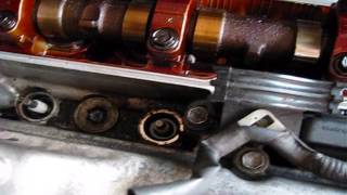 lexus is300 changing spark plugs and intake valve gasket part2 [upl. by Keelby]