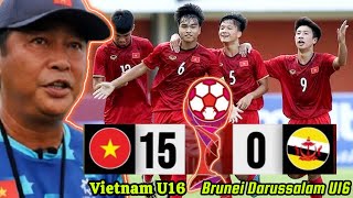 VIETNAM MENGGILA  HIGHLIGHT VIETNAM U16 15 vs BRUNEI DARUSSALAM U16 0  Piala AFF 2024 [upl. by Addam993]