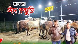 ৯০ থেকে ১৪ লাখের কুরবানির গরু প্রয়াস এগ্রো ফার্মে। prayas Agro farm ।Qurbani cow price 2024 [upl. by Llertnahs]