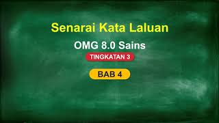 OMG 80 Sains Tingkatan 3 Bab 4Password [upl. by Annerol409]