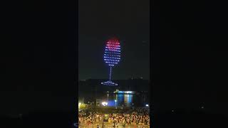 The Bordeaux Wine Festival features a stunning drone show 🍷 lostinbordeaux thewinecrate [upl. by Naejeillib]