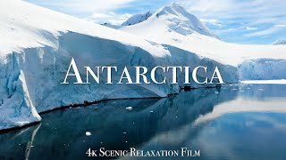 Antarctica 4K  Scenic Relaxation Film With Calming Music [upl. by Thomajan]