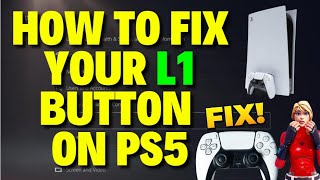 How to Fix Your L1 Button on PS5 [upl. by Nnyleahs]