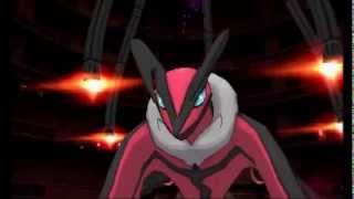 Pokemon XY  Catching Yveltal battle and cutscene [upl. by Ahsetra7]