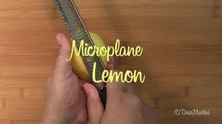 How to Zest a Lemon with a Microplane [upl. by Tandie603]