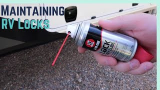 Maintaining your RV Locks with 3INONE Lock Dry Lube [upl. by Nosecyrb43]