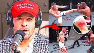 Colby Covington RECAPS UFC 296 Says he Broke Foot in First 30 Seconds vs Leon Edwards [upl. by Nessah]