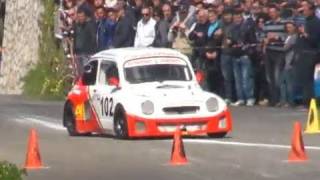 Crazy FIAT 600 Prototype  Suzuki Engine  wild motorsound  Hillclimb Slalom Massalubrense [upl. by Summons]