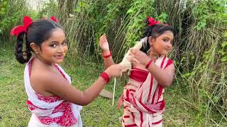 Ailo Uma Barite  আইলো উমা বাড়িতে  Dance Cover by kids  Pujor gaan [upl. by Solokin510]