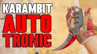 ★ CS2 Karambit Autotronic FACTORY NEW  CS2 Knife Gameplay [upl. by Elroy]