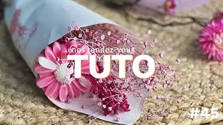 TUTO 45 • Créer un bouquet de fleurs en cire 🩷💐 [upl. by Enymsaj]