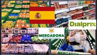 🇪🇸 COMPILATION Grocery Shopping in Spain at Mercadona and Dialprix with Prices [upl. by Airemaj]