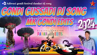 Gondi gussadi new dj song 🎶🎧 2024 mkgondiedits pavaneditor gussadisongs [upl. by Yenatirb]