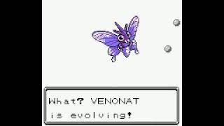 Shiny Venemoth evolution from Venonat  Pokémon Crystal [upl. by Nacim]