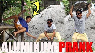 TAONG GRASA ALUMINUM PRANK  Part 2  Nahulog sa subrang gulat [upl. by Akel]